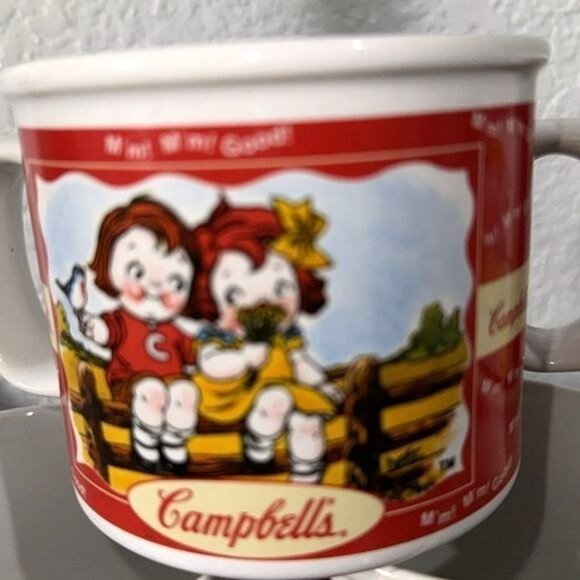 Campbells Kids Vintage Ceramic Mug Collection  5 Pc Set - Picture 4 of 13